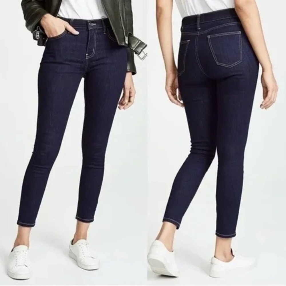 NWOT Current/Elliott The High Waist Skinny Rinse Sandy 27
